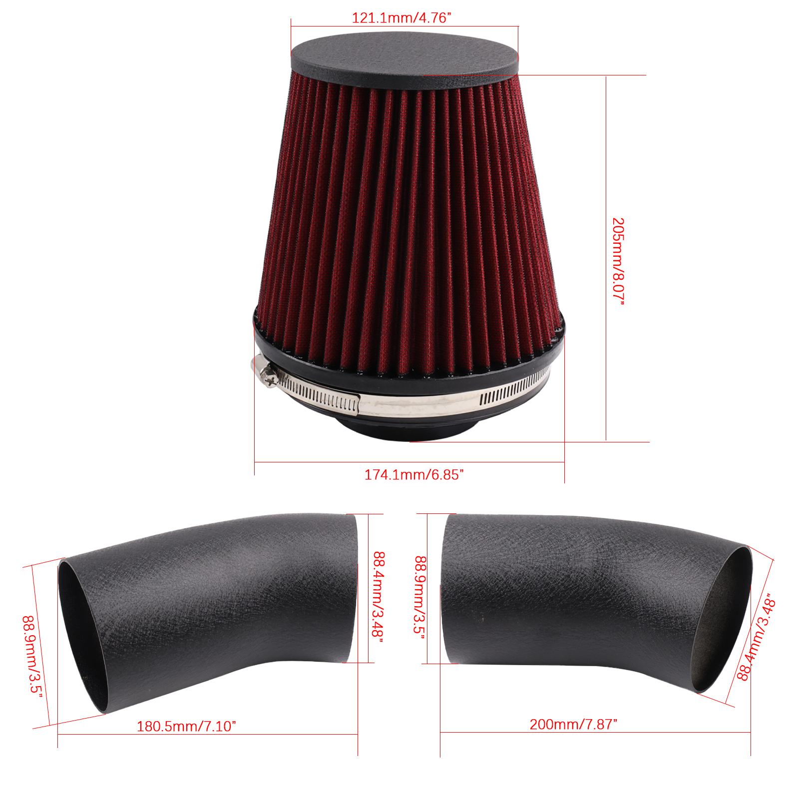 Cold Air Intake Kit For BMW M5/M5C/M5CS F92 M8 M8C F93 G15 G16 M850i/aim048