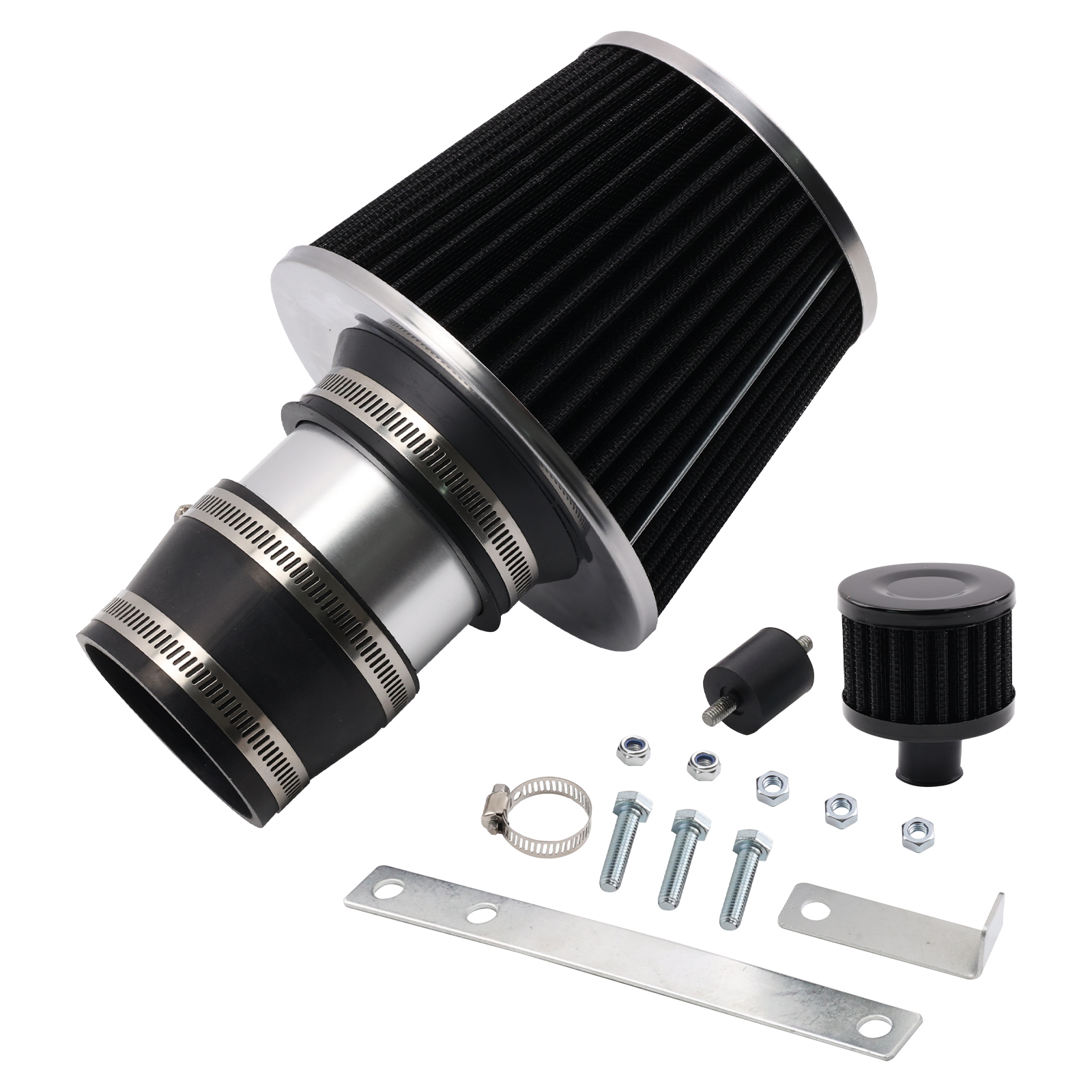 Short Ram Air Intake Kit Filter For 99-05 VW Golf MK4 Jetta Beetle 1.8L/AIM050