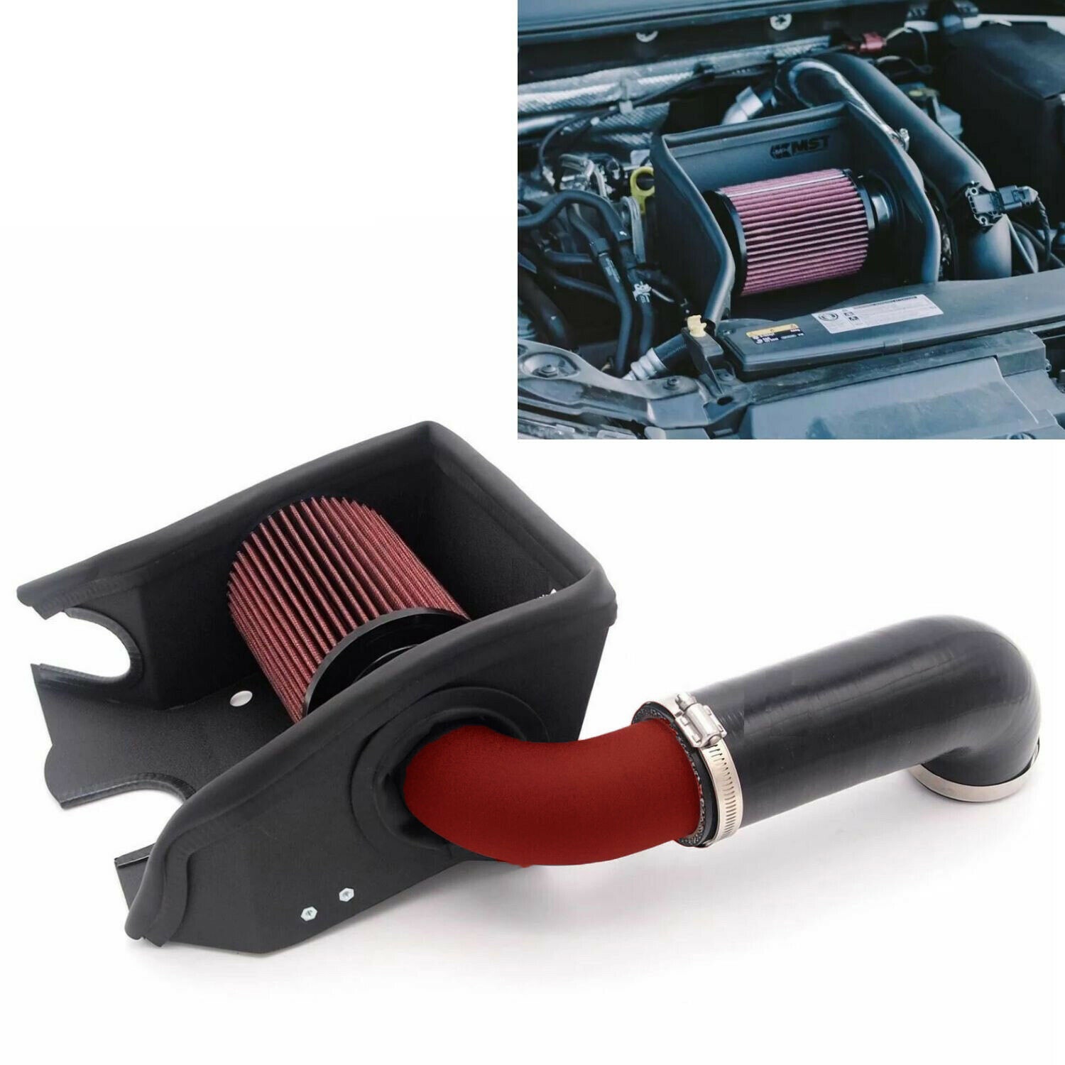 WG182-RD-RD Air Filter Intake 